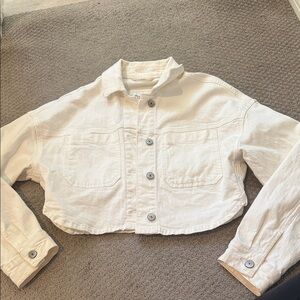 Abercrombie & Fitch Off-White Jacket